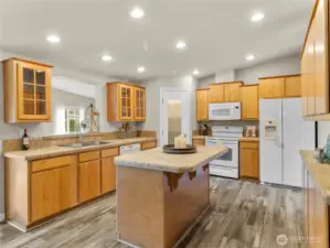 functional and move in ready kitchen with walk in pantry