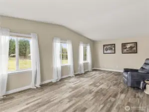 bonus family room off kitchen which faces backyard and pastures