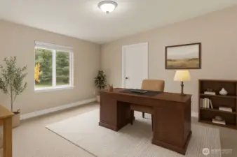 bedroom 2 virtually staged