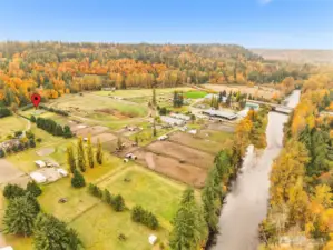 Green River- property sits high and has been unaffected by atmospheric rivers and flooding.