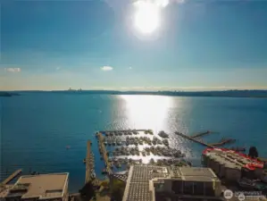 Drone Views of Marina.  Views not from Unit.