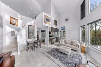 Open concept floor plan.