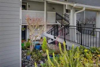 Iron railings make for beautiful curb appeal