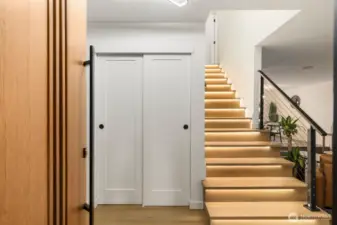 Staircase by entrance