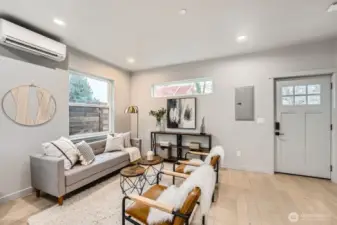 Living room upon entering