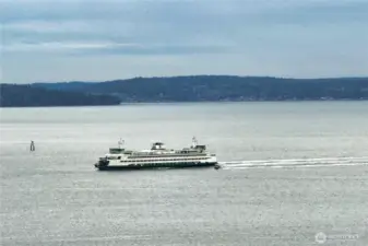Watch the ferry cross the sound from your beautifully renovated NW corner home.