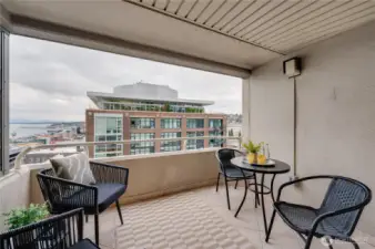 You can see how spacious the private covered deck & views to the NW for the breathtaking sunsets!