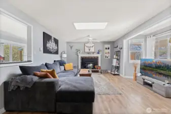 Wood Burning Fireplace