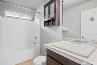 Upstairs full bath
