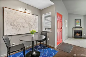 Charming dining nook welcomes you