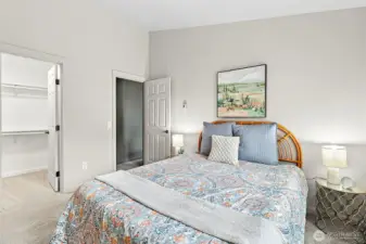 Vaulted ceilings fills the room with light