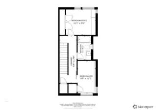 2nd level floor plan.