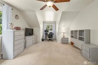 Spacious upstairs bedroom