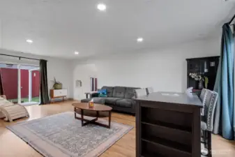 Plenty of space for gatherings and dining.