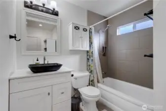 Gorgeous updated bathroom