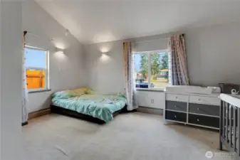 2nd bedroom has room to spare!