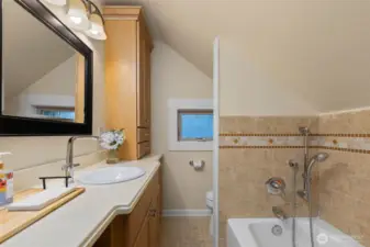 Plenty of counter-space and storage.