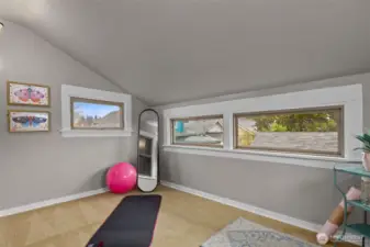 Bonus sun room on the second floor is the perfect extra space.