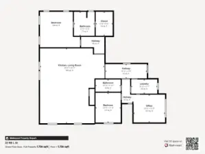 FLOORPLAN SKETCH (Generated by Matterport): Room Sizes Are Approximate; Buyer to Verify