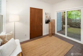 Atrium off the family room