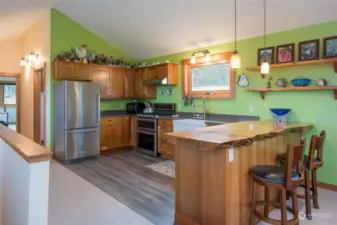 Upstairs apartment kitchen