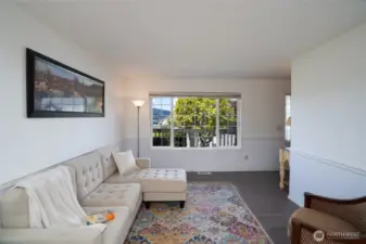 Living room from the dining room