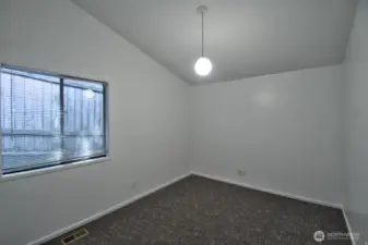And again on this side of the duplex - two bedrooms...