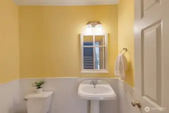 1/2 bath on main floor