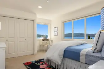 Upper view bedroom.