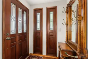 Main home entry.