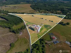 Facing SE towards Wynoochee River. Property lines approximate.