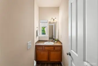 Half bath on 2nd level