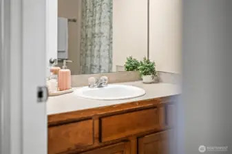 Full bath on 3rd level