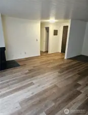 View from the far corner of living room