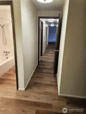 Looking down the hallway from Primary