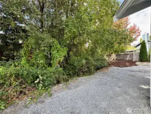 Leads to driveway.