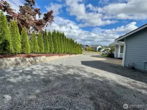 Ample Parking with room for multiple vehicles.