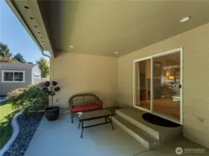 Covered patio