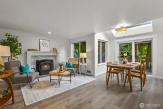 Dining Area adjoins the living space