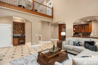 Gracious open floor plan