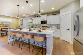 Photos of the Milagro Model Home Plan 2703. Details and color selections will vary. Ask for details.