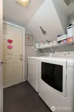 Laundry room off the garage. All appliances are included.