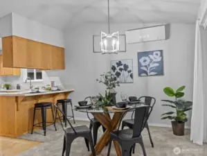 The mini split will keep you nice and cool during the warmer months ahead.