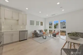 Livingroom and Kitchen