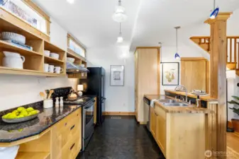 Extra deep pantry for all your things