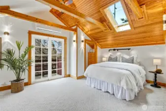 Balcony off of primary suite