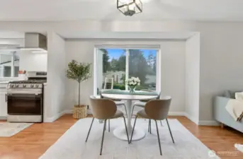 Spacious dining area perfect for everyday living