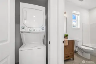 Laundry is conveniently located on the main floor.  Washer and Dryer included.