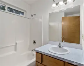 Full hall bathroom