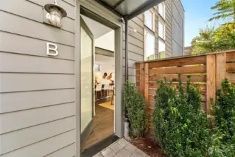 Welcome to your urban sanctuary! This stylish, standalone townhome in the heart of Georgetown greets you with its private patio and sleek entry—proof that cool things come with lettered doors.